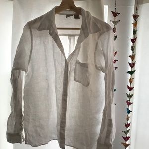 100% linen Shirt from LL Bean